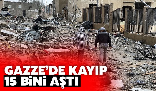 Gazze'de 15 bin can kaybı: 7 bin kişi kayıp!
