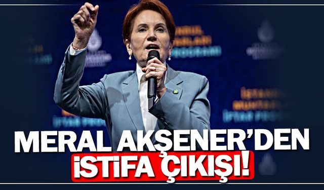 Akşener seçimi kazanamazsa görevi bırakacak!