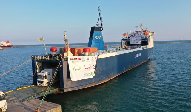 İHH ve Kuveytli kuruluş Gazze'ye insani yardım gemisi gönderdi