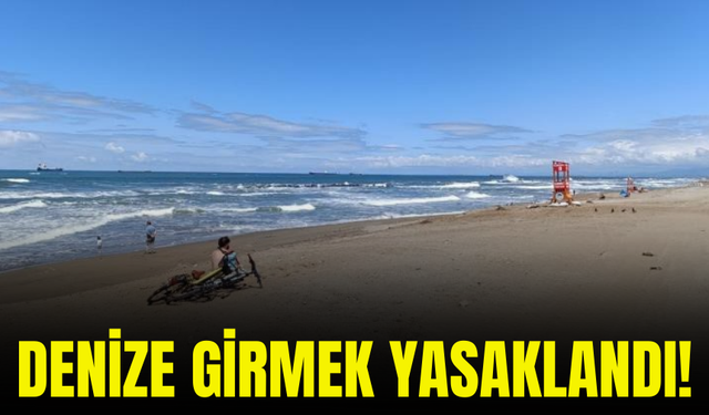 Sakarya sahillerinde kırmızı alarm: 3 ilçede denize giriş yasaklandı