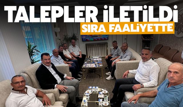 Talepler iletildi sıra faaliyette