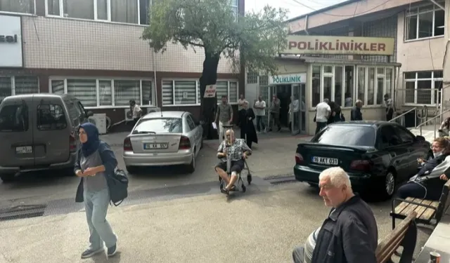 Çekirge Devlet Hastanesinde yoğunluk yaşanıyor