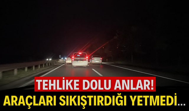 Hem kendi canını hem diğer sürücülerin canını hiçe saydı