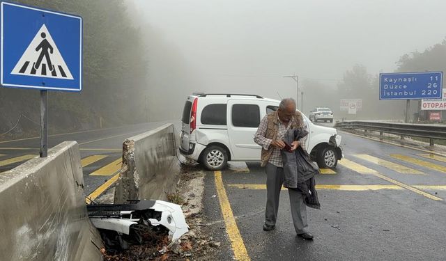 Bolu Dağı'nda faciadan dönüldü!