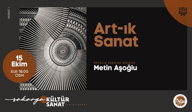 Metalik eserler sergisi ‘Art-ık Sanat’ OSM’de açılıyor