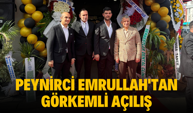 Peynirci Emrullah'tan Görkemli Açılış