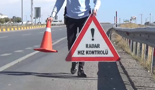 Trafikte 515 bin araç ve sürücüye işlem