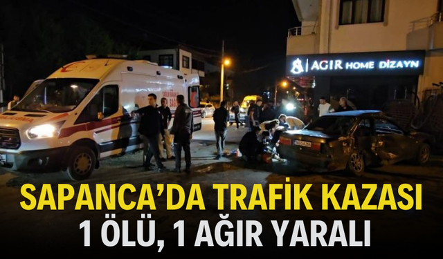 Sakarya'da Trafik Kazası: 1 Ölü, 1 Ağır Yaralı