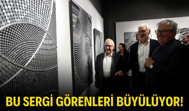 Metin Aşoğlu'nun "Art-ık Sanat" Sergisi Görenleri Büyüledi