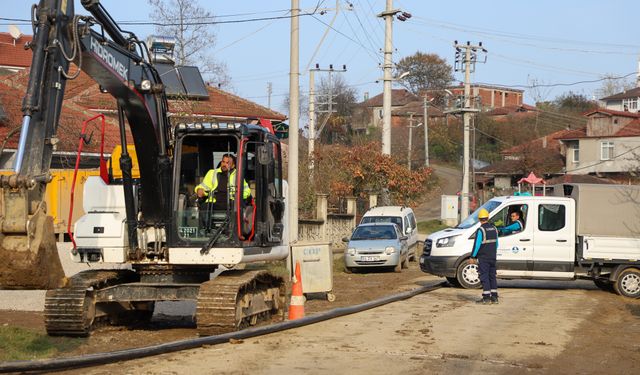 2 bin 500 metrelik içme suyu hattı yenileniyor