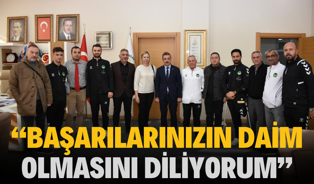 DİNÇ: “BAŞARILARINIZ DAİM OLSUN”