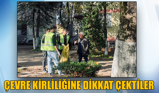 SUBÜ Hendek MYO Öğrencilerinden Çevre Temizliği Etkinliği