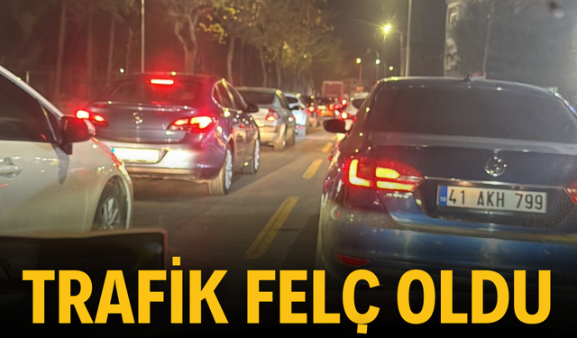 Trafik felç oldu