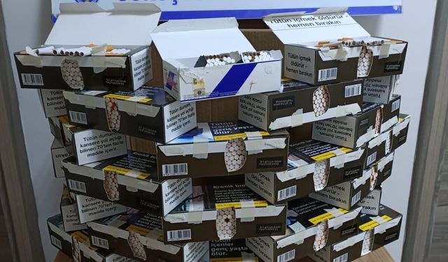 745 bin makaron ele geçirildi