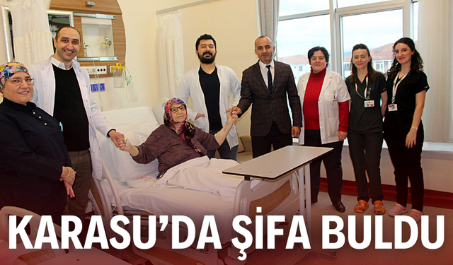 Karasu’da şifa buldu
