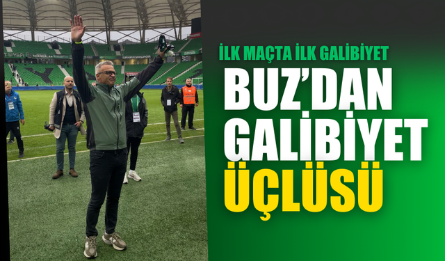 Buz'dan ilk galibiyet ve üçlü