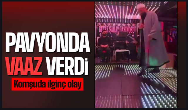 Tebliğciler pavyonda vaaz verdi