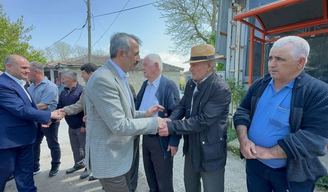 Edirne Valisi Sezer, Ortakçı köyündeki yağmur duasına katıldı