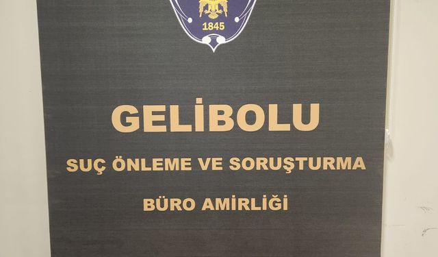 Gelibolu'da uy*şturucu operasyonunda 1 zanlı yakalandı