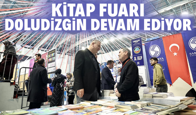 Kitap fuarı doludizgin devam ediyor!