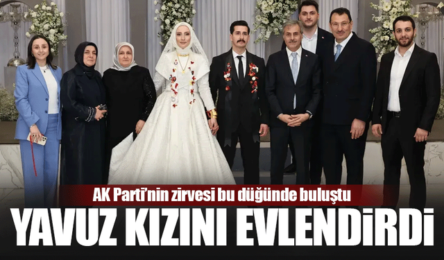 Yavuz ve Bayraktar ailelerinin mutlu günü! Şeyma ve Sefa dünyaevine girdi