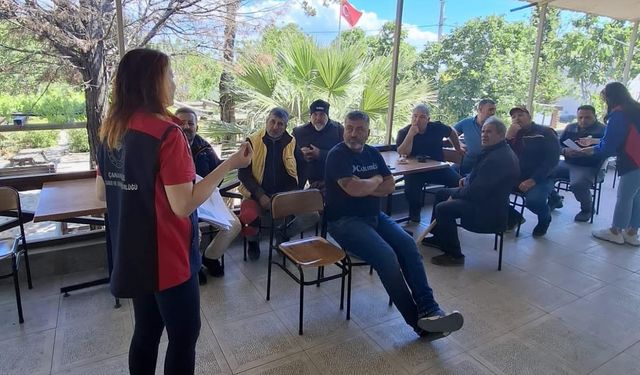 Çanakkale'de hasat öncesi pestisit denetimleri ve eğitimleri sürüyor