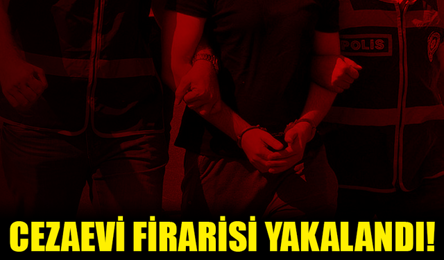 Cezaevi firarisi yakalandı!