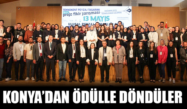 Konya’dan ödülle döndüler!