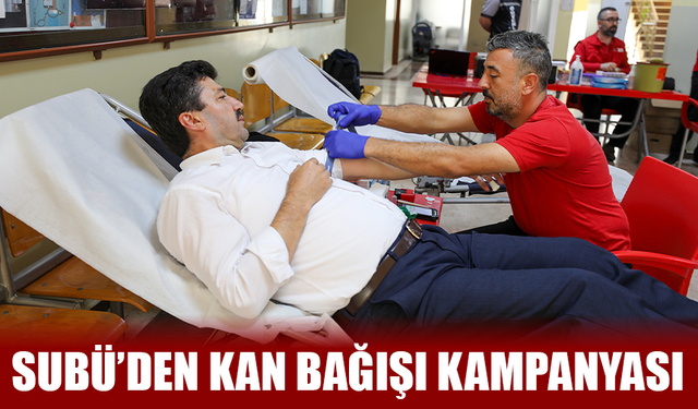 SUBÜ’den Kan Bağışı İçin Anlamlı Çağrı: "Her Bağış Bir Hayat"