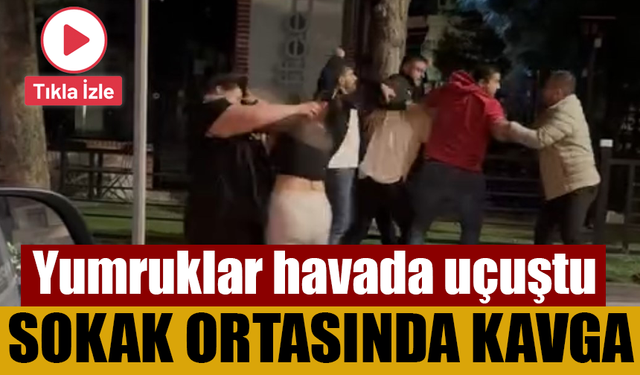Yumruklar havada uçuştu! Boks ringine döndü...