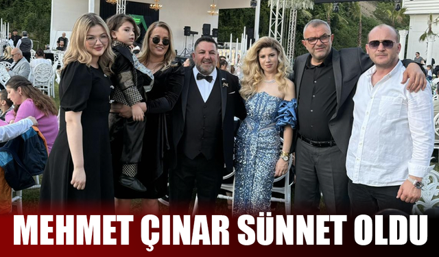 Ercan ailesinin mutlu günü: Mehmet Çınar sünnet oldu
