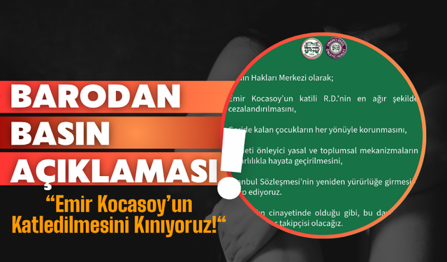 Barodan kadın c*ayeti hakkında basın açıklaması!