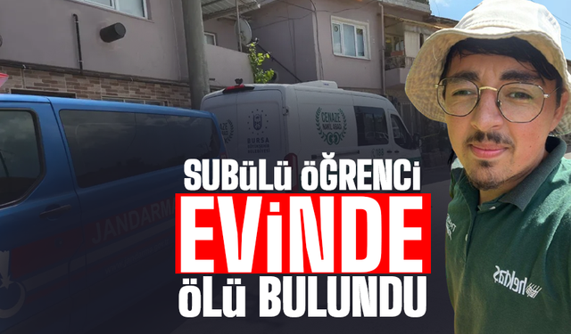 SUBÜ'lü öğrenci evinde ölü bulundu
