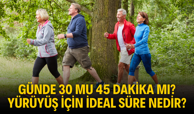 Günde 30 mu 45 Dakika mı? Yürüyüş İçin İdeal Süre Hangisi?