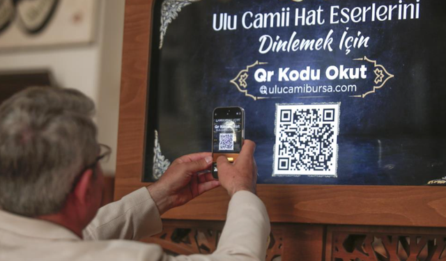 Ulu Cami’de Hat Sanatına Dijital Dokunuş