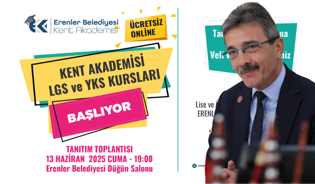 Başkan Şenol Dinç’ten Gençlere Müjde: Erenler Kent Akademisi Tanıtılacak