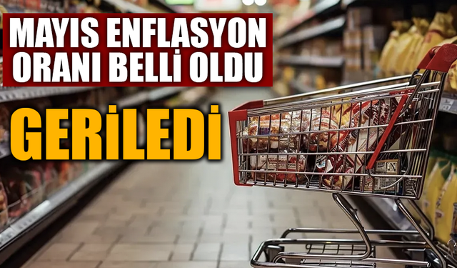 Mayıs enflasyon oranı belli oldu