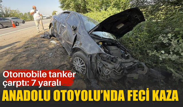Anadolu Otoyolu’nda Feci Kaza