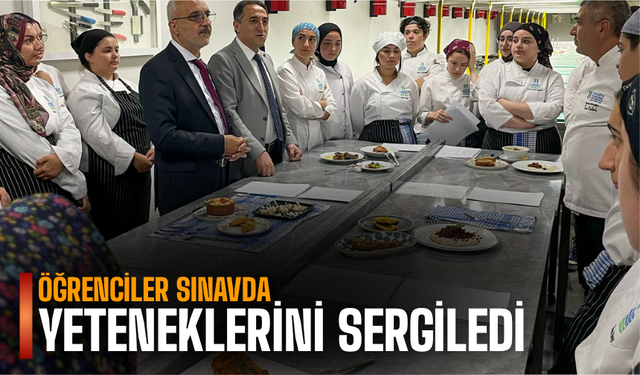 SUBÜ öğrencileri sınavda yeteneğini gösterdi