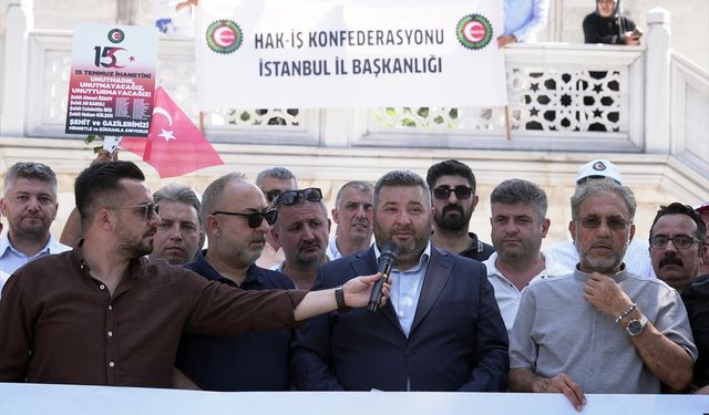HAK-İŞ, 15 Temmuz şehitlerini İstanbul'da kabirleri başında andı