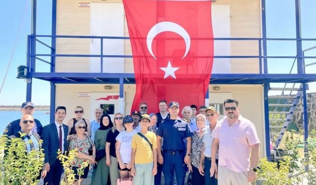 Tekirdağ'da gaziler ve şehit aileleri için tekne turu düzenlendi