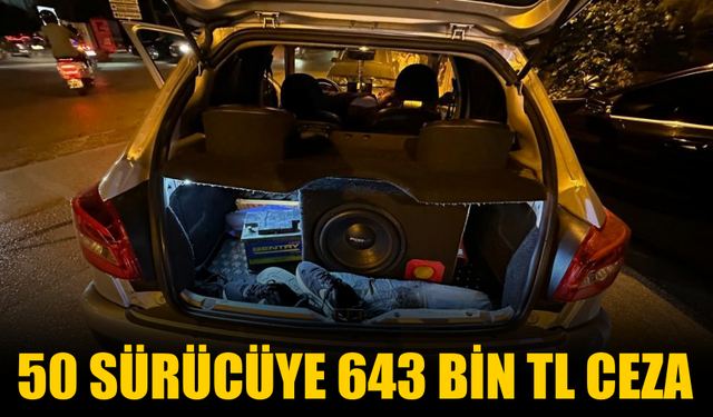 Sakarya’da Abart Egzoz ve Gürültü Denetiminde 50 Sürücüye 643 Bin TL Ceza