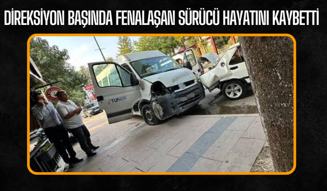 Hendek’te direksiyon başında fenalaşan sürücü hayatını kaybetti