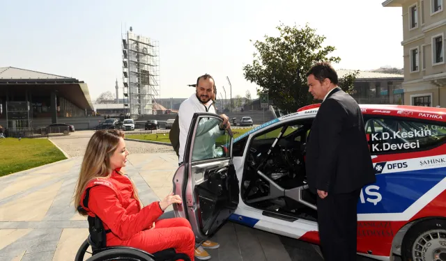 Engelli Kadın Ralli Pilotu Kübra Denizci Keskin’e Destek