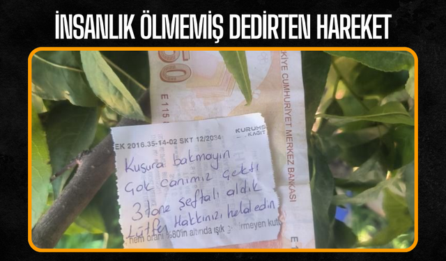 İnsanlık ölmemiş dedirten hareket