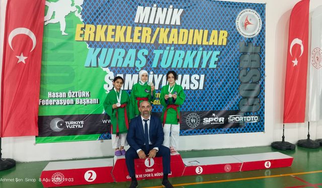 Judoda Sakarya Rüzgarı: Minikler Türkiye Kuraş Judo Şampiyonasında 8 Madalya