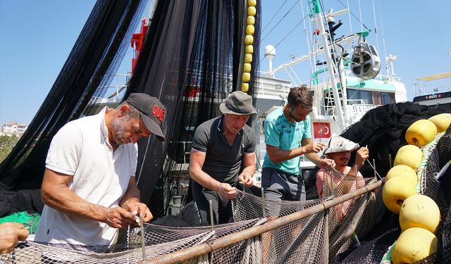Karadenizli Balıkçılar Tekirdağ'da Yeni Sezona Hazır