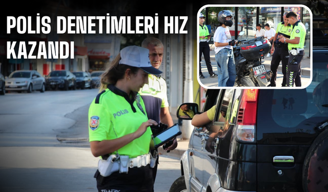 Artan Motosiklet Yoğunluğuna Karşı Polis Denetimleri Hız Kazandı