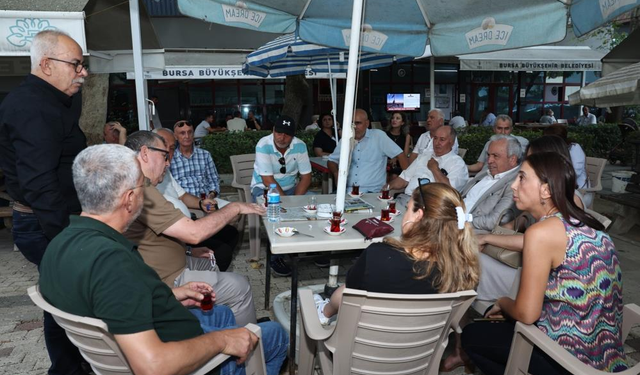 Nilüfer Belediye Başkanı Şadi Özdemir Ertuğrul Mahallesi’nde vatandaşlarla buluştu