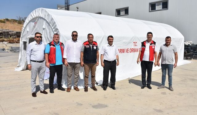 Şarköy'de yangından etkilenen vatandaşlara yardımlar sürüyor